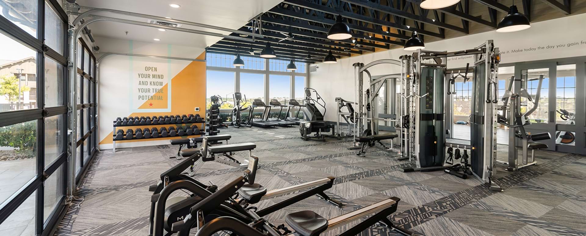 Fitness Center in Our Apartments in South Fort Worth