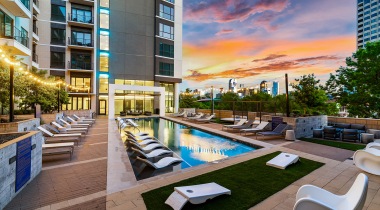 Luxury Resort-Style Pool at Our Apartments Near Katy Trail, Dallas