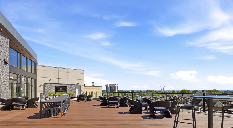 Rooftop Lounge Area at Our Arlington County, VA Apartments