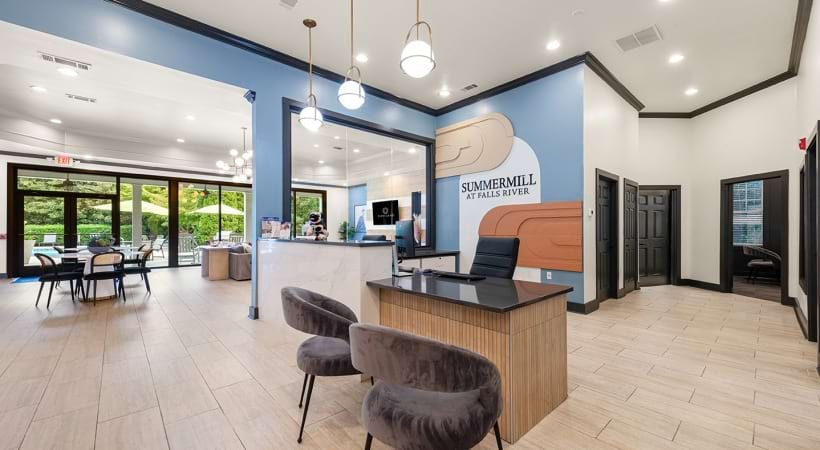 Leasing Office at Our Apartments off Falls of Neuse in Raleigh, NC
