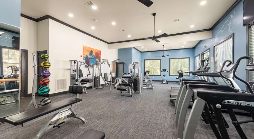 Fitness Center at Our Apartments on Durant Road in Raleigh, NC