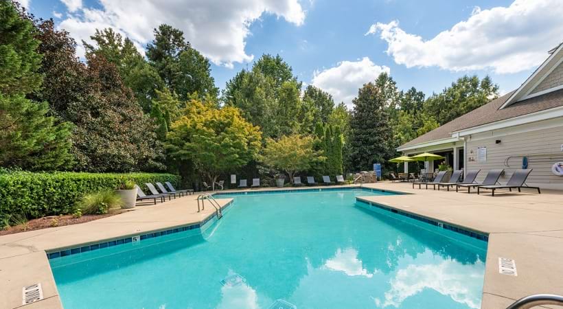 Resort-Pool at Our Apartments Near Durant Road in Raleigh, NC