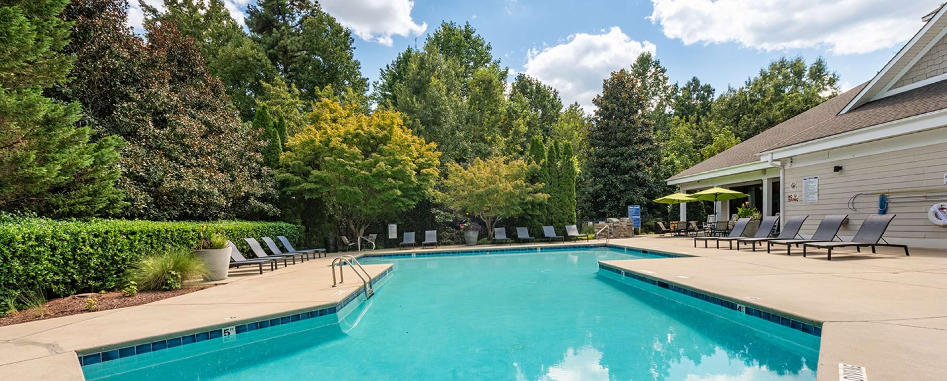 Resort-Style Pool at our apartments for rent in NC