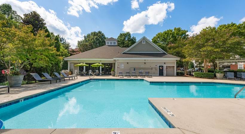 Resort-Style Pool at Our Apartments Near Falls of Neuse Rd. Raleigh, NC