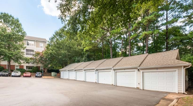 Detached Garages at Our Apartments in Wake County, NC
