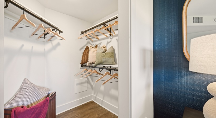 Spacious Walk-In Closets