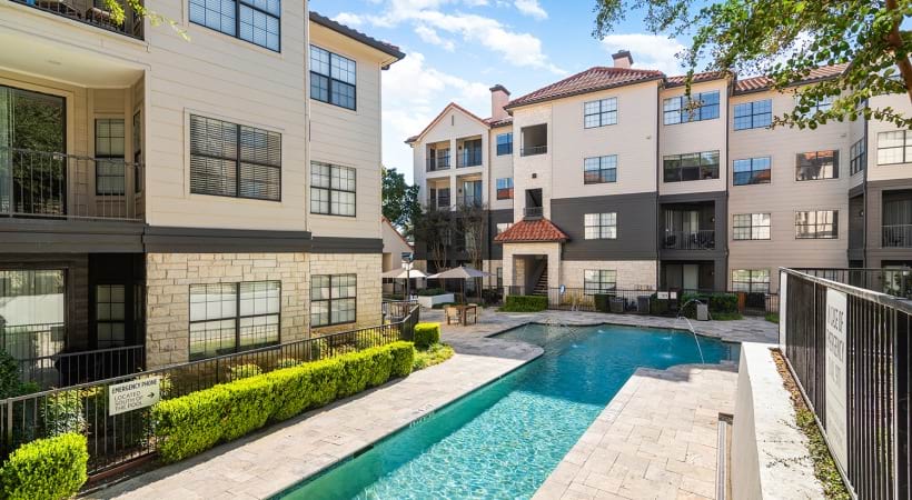 Resort-Style Pool and Sun Deck at Our Valley Ranch Apartments