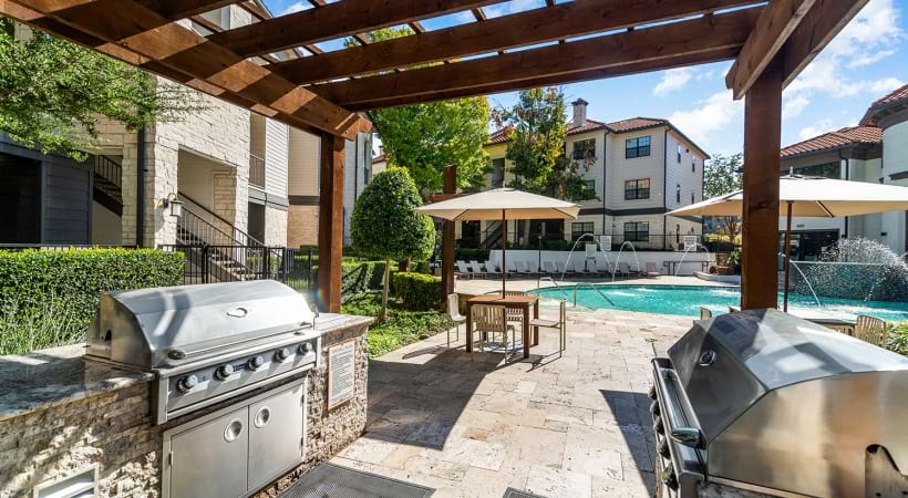 Gas Grills at Our MacArthur Apartments for Rent in Irving, TX