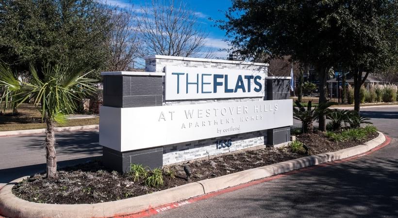 Sign at Our Apartments Near SeaWorld in San Antonio, Texas