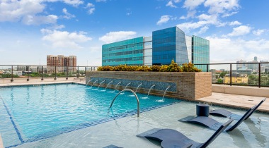 Resort-Style Pool at our Museum District High-rise