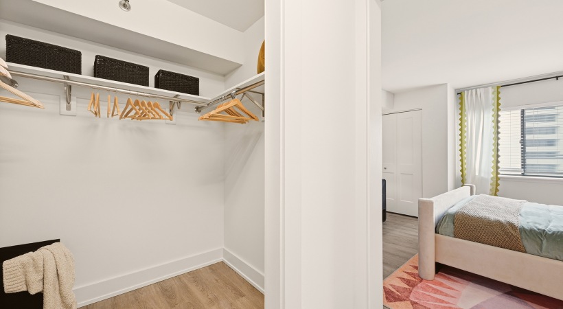 Spacious Walk-In Closets