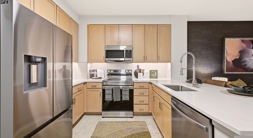 Energy-Efficient, Stainless Steel Appliances