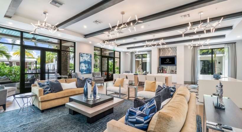 Resident Clubhouse at Our Apartments for Rent in Deerfield Beach, FL