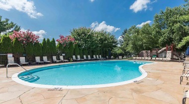 Resort-Style Pool with Lounge Chairs Near Our Apartments in Loudoun County, VA