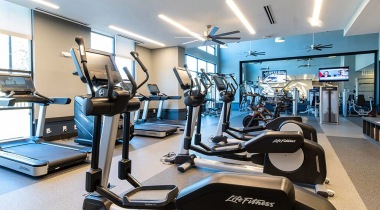 Variety of Cardio Machines at Our North Druid Hills Apartment Fitness Center