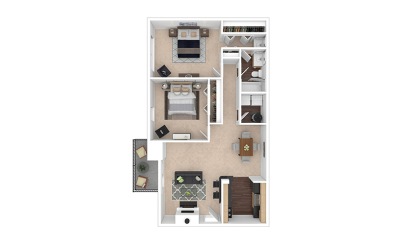 2 Bedroom at Heritage at Leesburg