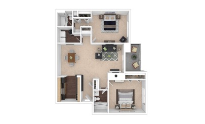 2 Bedroom at Heritage at Leesburg