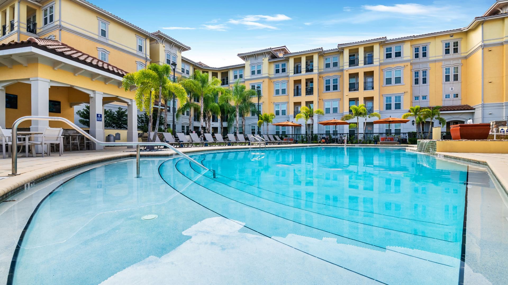 Resort-Style Pool At Our Luxury Apartments in Kissimmee