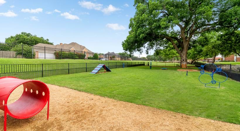 Leash-Free Bark Park at Our Pet-Friendly Apartments near Bedford, TX