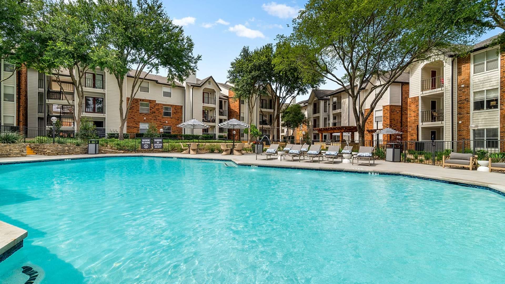 Sundeck Next to the Pool at Our Apartments near Euless