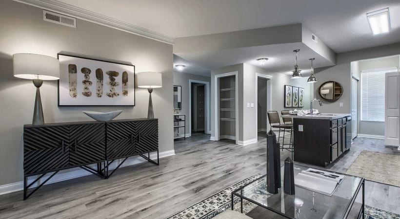 Modern Living Room at Our Delaware County Apartments 