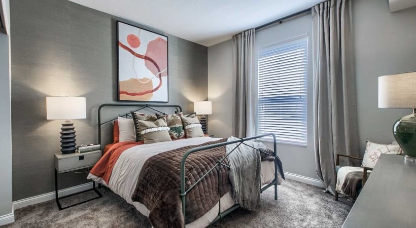 Bedroom at Our Modern Apartments Near Sunbury Ohio