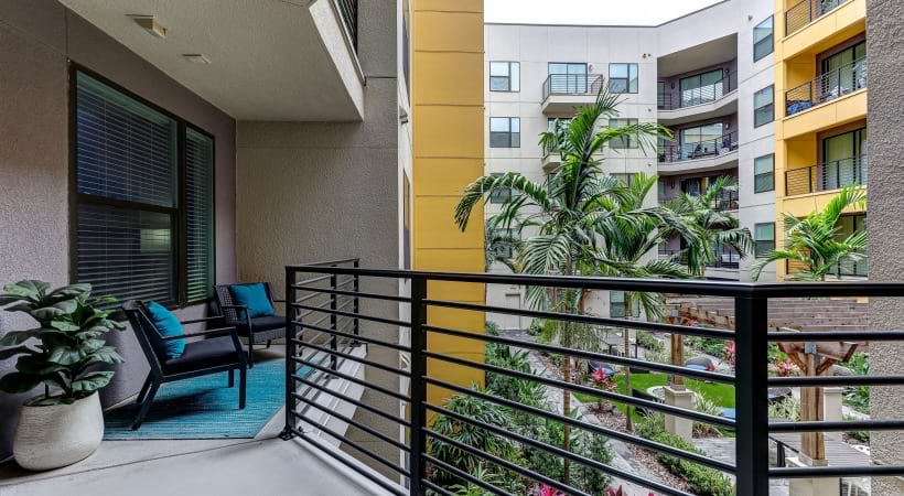 Private Balcony at at Our Apartments near Orlando