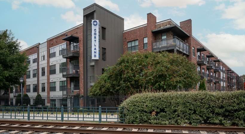 Exterior View of Our South End Apartments