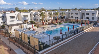Brand New Resort-Style Pool and Heated Spa at Our Apartments in Tucson, AZ