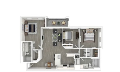 Rock Ridge 3-Bedroom Apartment for Rent in Kendall, FL