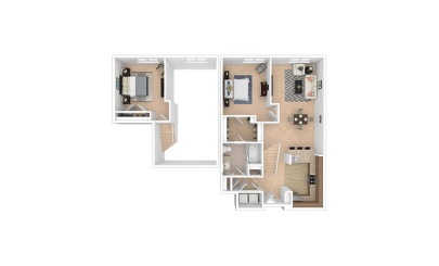 Mint - Classic 2 bedroom 1 bath 1013 square feet