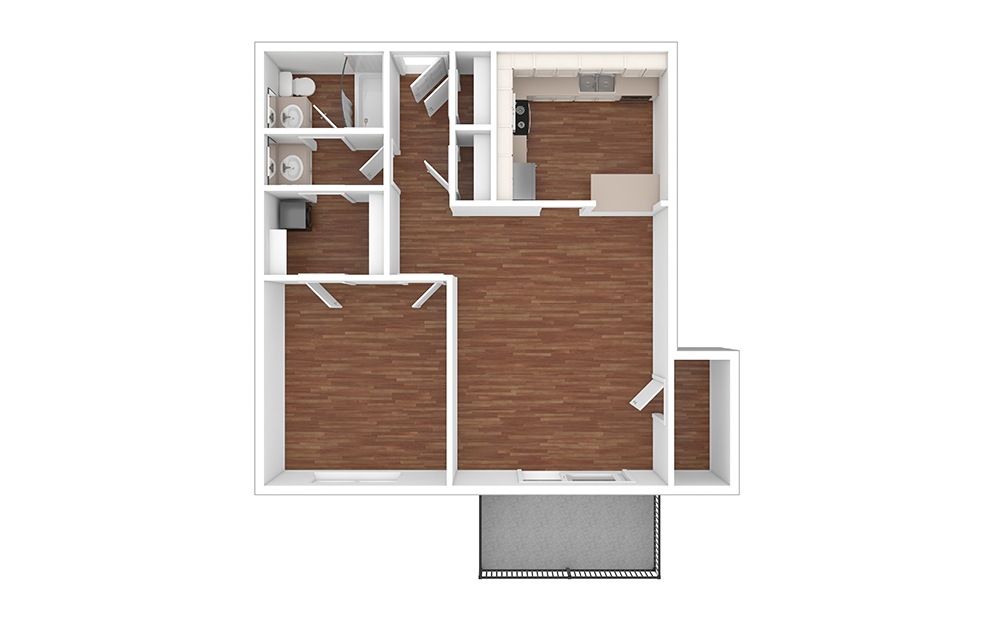 Texas - Reno 1 bedroom 1 bath 665 square feet (1)