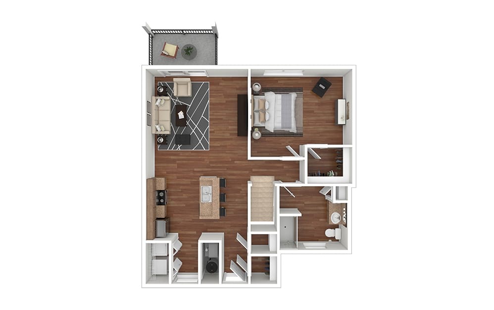 Arbor Floor 2 1 Bedroom Apartment by Tanger Outlet