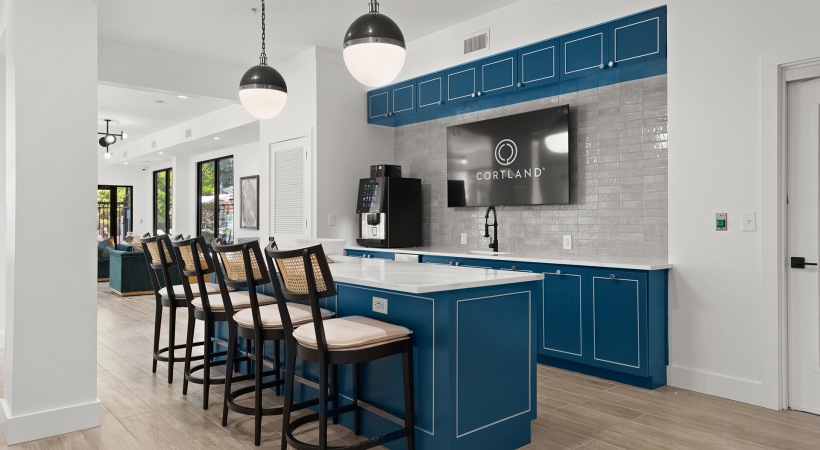 Resident Lounge with HDTVs