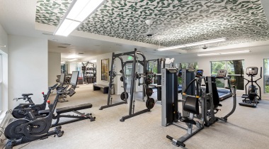 Fitness Center with Exercise Machines at Our Apartments for Rent Near Full Sail University