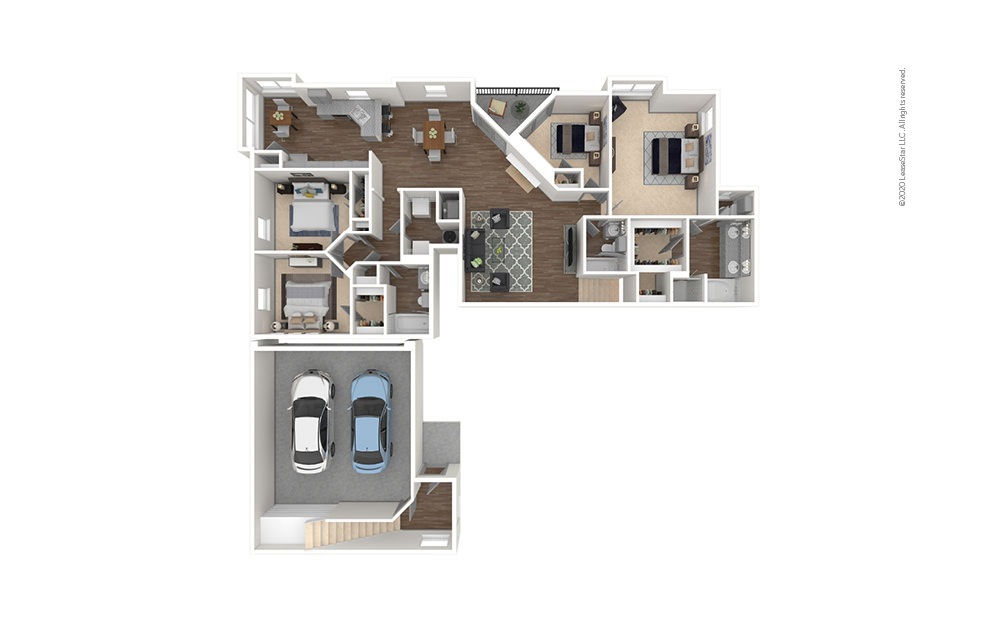 Park 4 Bedroom Frisco ISD Apartment