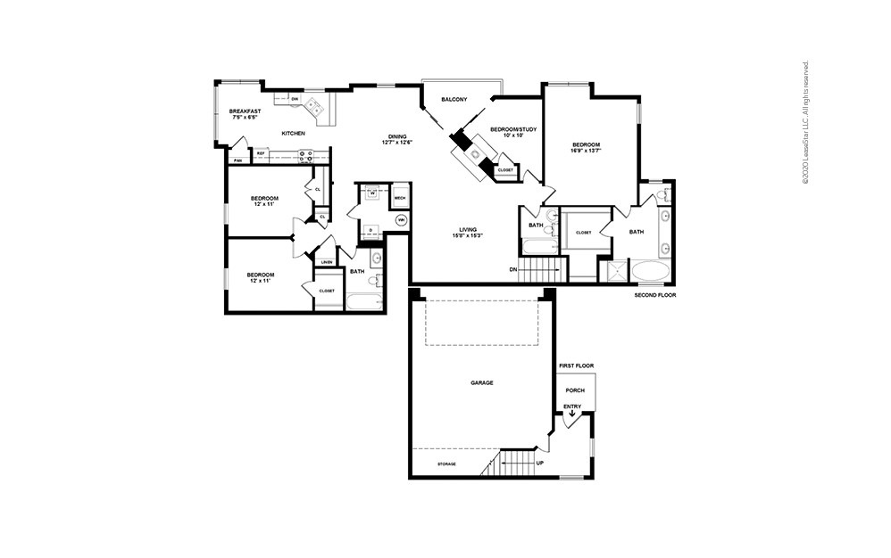 Park 4 Bedroom Apartment in Plano, TX