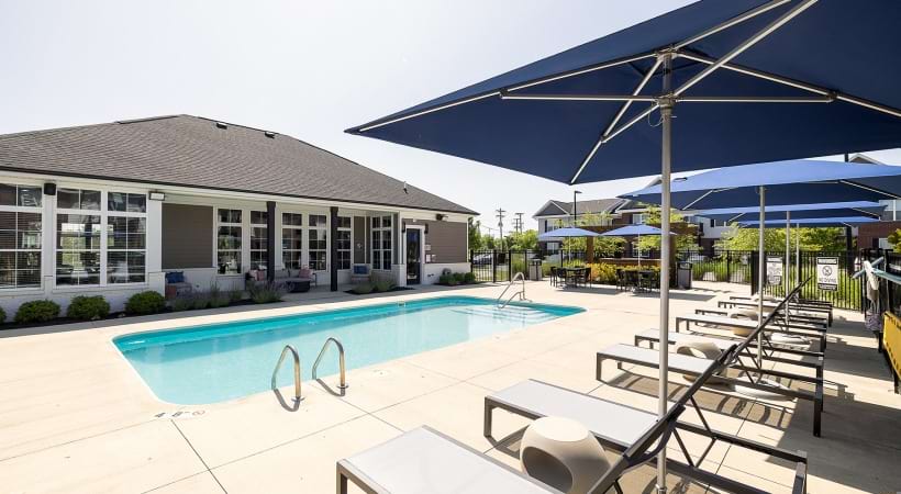 Resort-Style Pool at Our Apartments on Roberts Road in Hilliard, Ohio