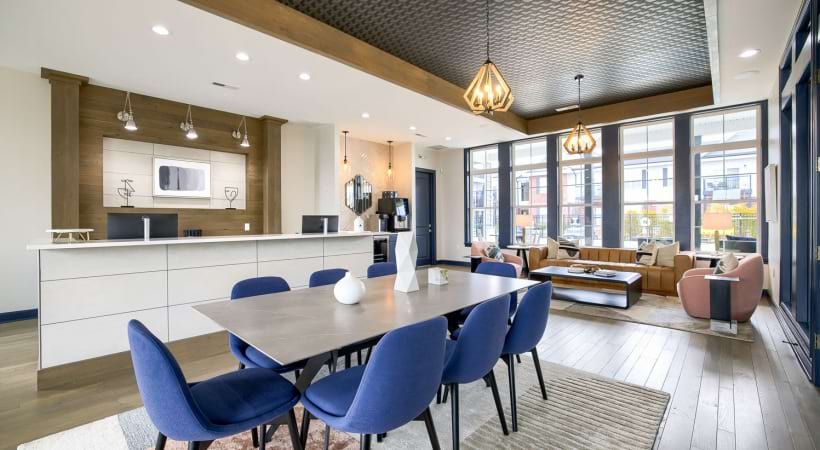 Welcoming Resident Clubhouse at Our Hilliard Luxury Apartments
