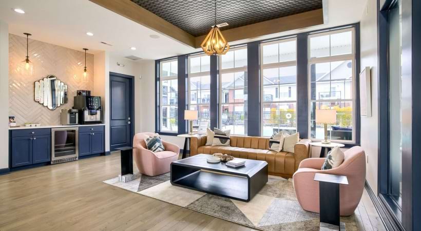 Clubhouse with Complimentary Coffee at Our Hilliard, Ohio Apartments