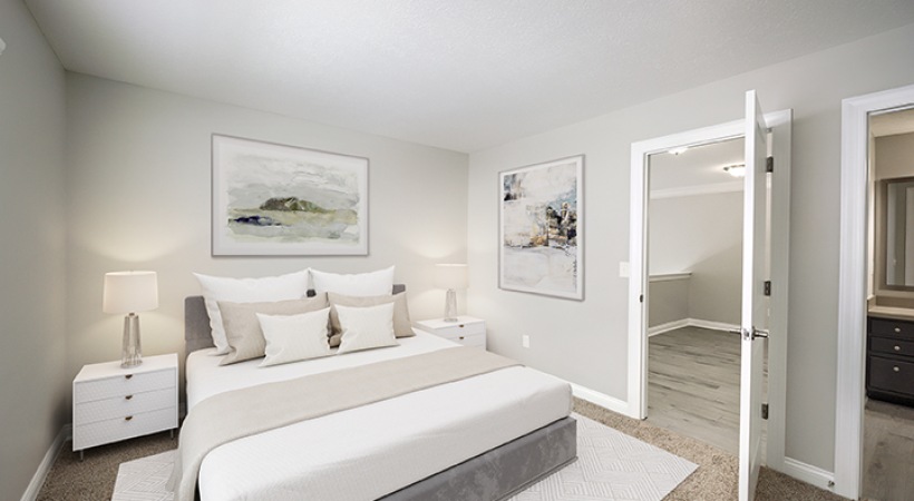 Spacious Walk-In Closets