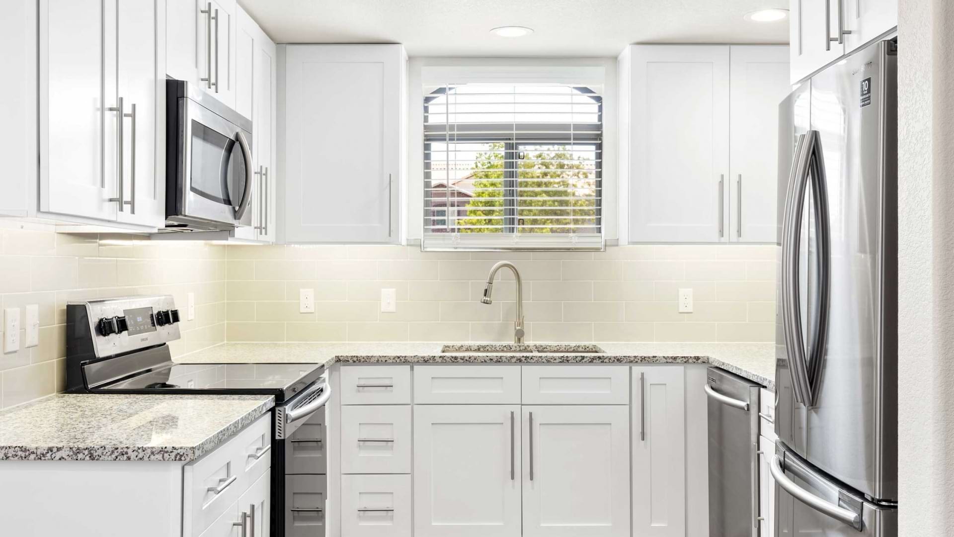 Designer cabinetry at our South Mountain apartments for rent 