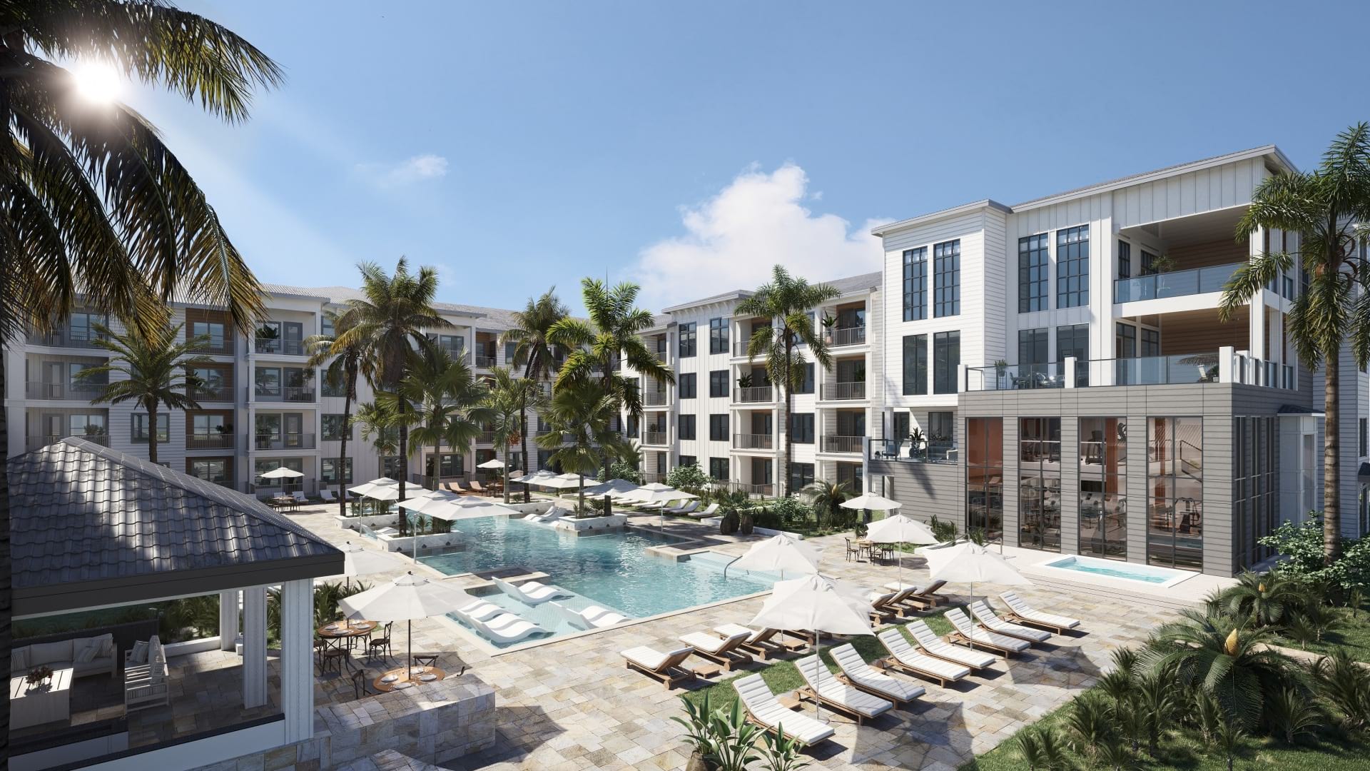 Resort-Style Pool at Our East Tampa Apartments
