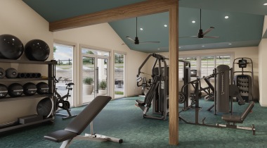 Coming Soon! Fitness Center with Natural Lighting at Our Apartments on Garden of the Gods Road