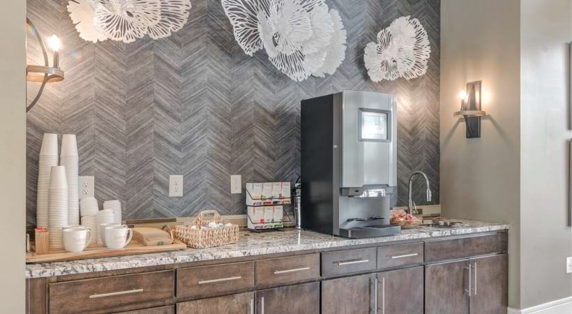 Complimentary Coffee Bar at Our Pet-Friendly Apartments Off W.T. Harris