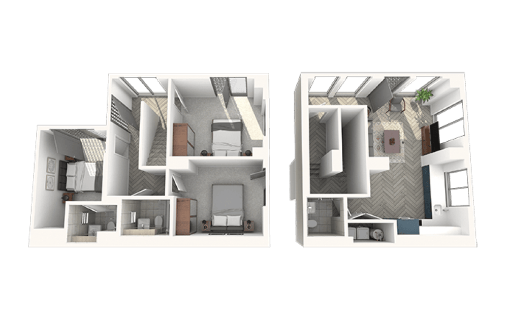 C4 Townhouse 3 Bedroom and 2 Bathroom Spinningfields, Manchester Apartment to Rent