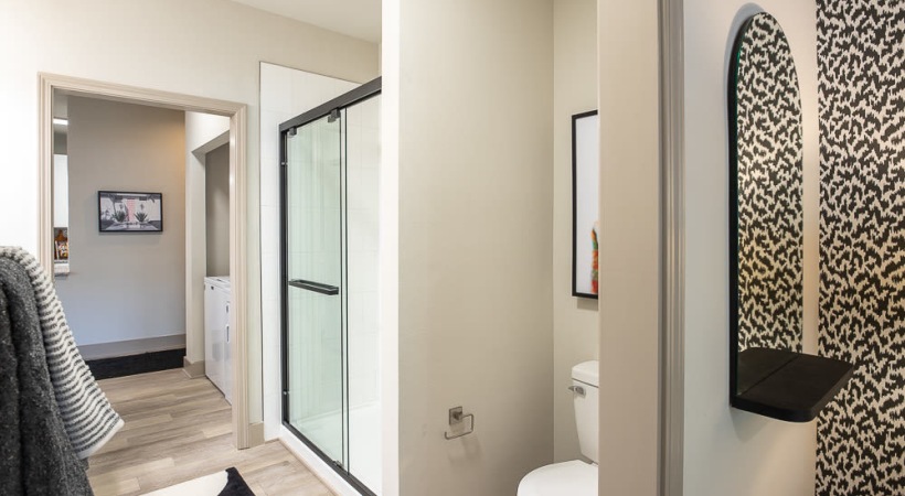 Walk-In, Glass-Door Showers in Select Homes