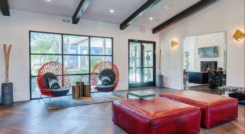 Modern Lounge at Our Apartments Near Ingram Park Mall