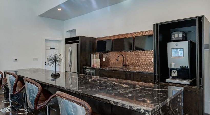Party-Ready Kitchen in the Lounge of Our Apartments in San Antonio Near SeaWorld