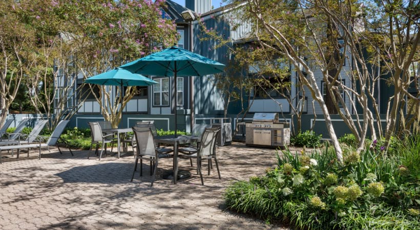 Outdoor Gas Grill at Our Apartments in Myers Park, Charlotte, NC